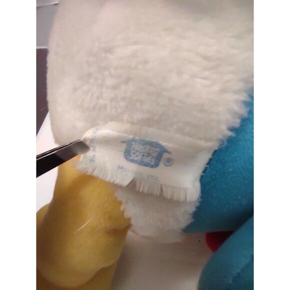 Vintage Disney Donald Duck Plush Stuffed Animal 1986 Hasbro Softies 13" Long - Picture 6 of 11
